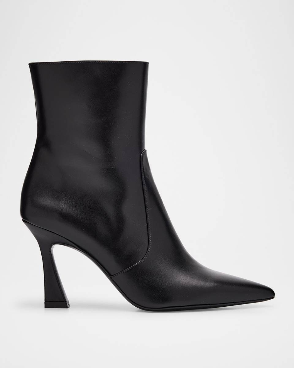 Vinnie Leather Zip Booties